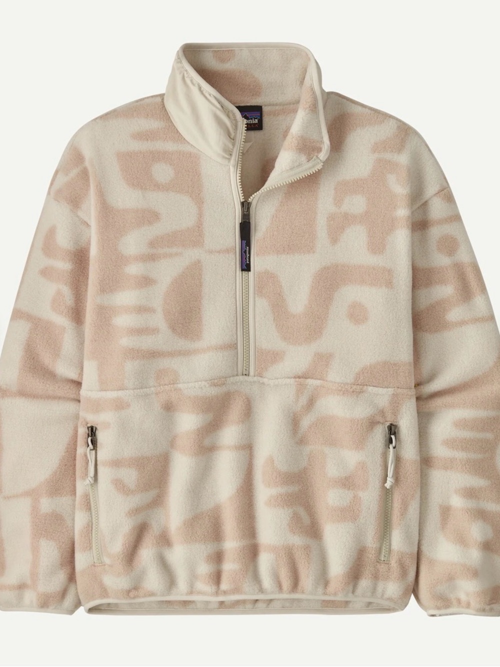 Patagonia womens Synchilla Marsupial pullover half zip large